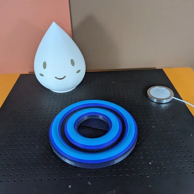 Mô hình đèn ngủ giọt nước Lumi Drop đáng yêu in 3D
