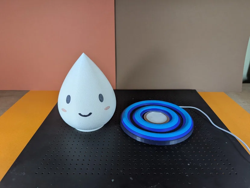 Mô hình đèn ngủ giọt nước Lumi Drop đáng yêu in 3D - Image 5
