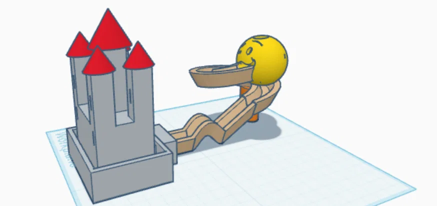 Mô hình Marble Run lâu đài và Emoji 3D cực kỳ thú vị - Image 1