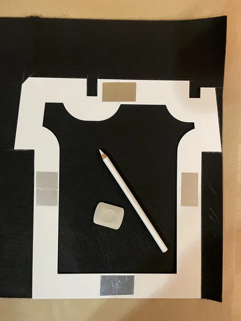 Bộ khuôn mẫu (Stencil) cắt tấm nỉ cho máy đánh chữ Hermes 3000 - Image 1