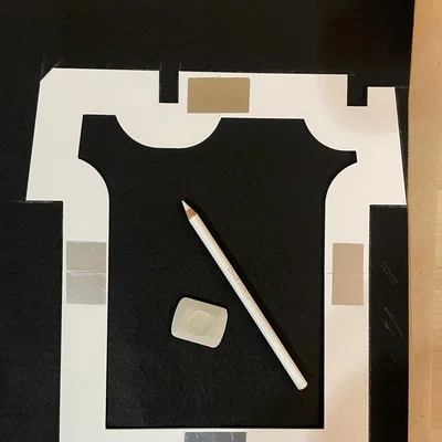 Bộ khuôn mẫu (Stencil) cắt tấm nỉ cho máy đánh chữ Hermes 3000