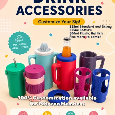 Bộ giữ lạnh lon 16oz 3 trong 1 - Người bạn đồng hành tuyệt vời - Dùng cá nhân