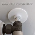 Vòng che ống 18mm - Nắp che lỗ tường hoặc sàn - Thumbnail 3