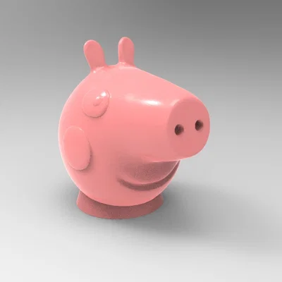 Nắp đậy tuýp kem đánh răng hình Peppa Pig in 3D độc đáo
