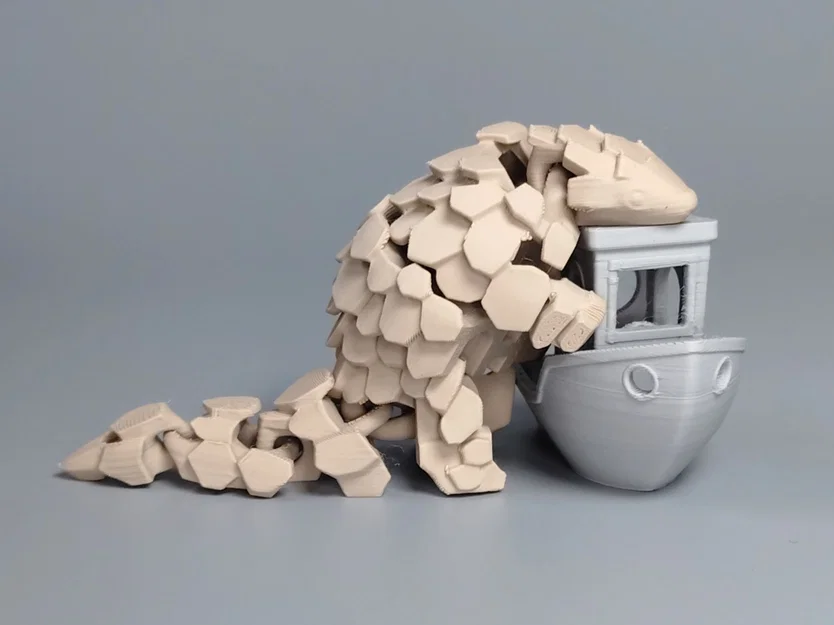 Mô hình tê tê khớp nối (Articulated Pangolin) linh hoạt - Image 1