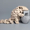 Mô hình tê tê khớp nối (Articulated Pangolin) linh hoạt - Thumbnail 1