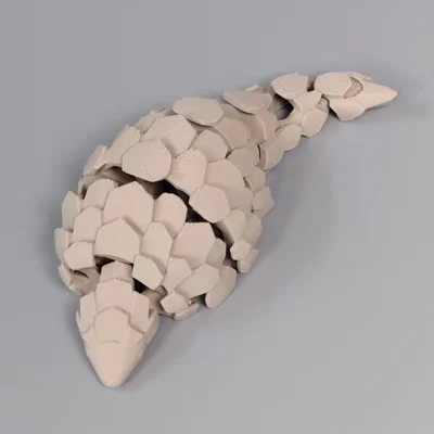 Mô hình tê tê khớp nối (Articulated Pangolin) linh hoạt