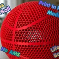 Quả bóng rổ 3D dạng lưới (Airless Basketball) in tại nhà cực chất - Thumbnail 1