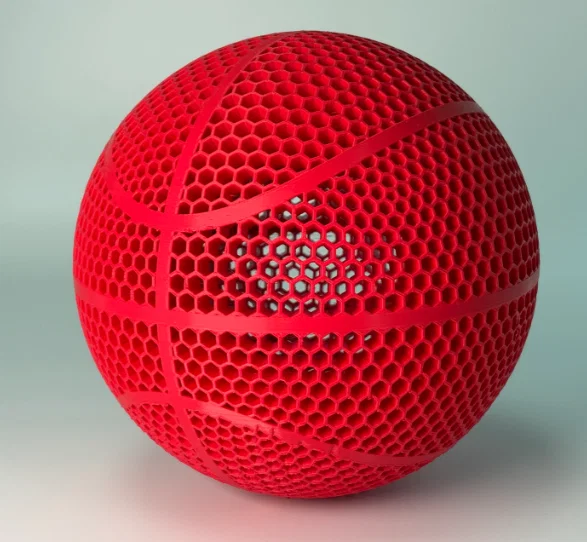 Quả bóng rổ 3D dạng lưới (Airless Basketball) in tại nhà cực chất - Image 3