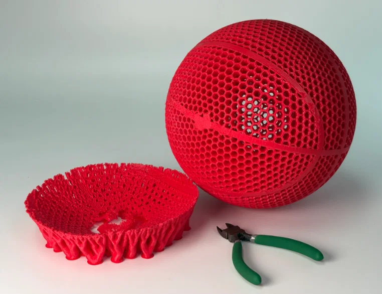 Quả bóng rổ 3D dạng lưới (Airless Basketball) in tại nhà cực chất - Image 4