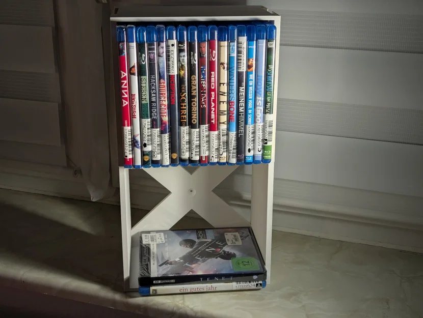 Kệ đựng đĩa Blu-Ray/DVD có thể xếp chồng - Image 1