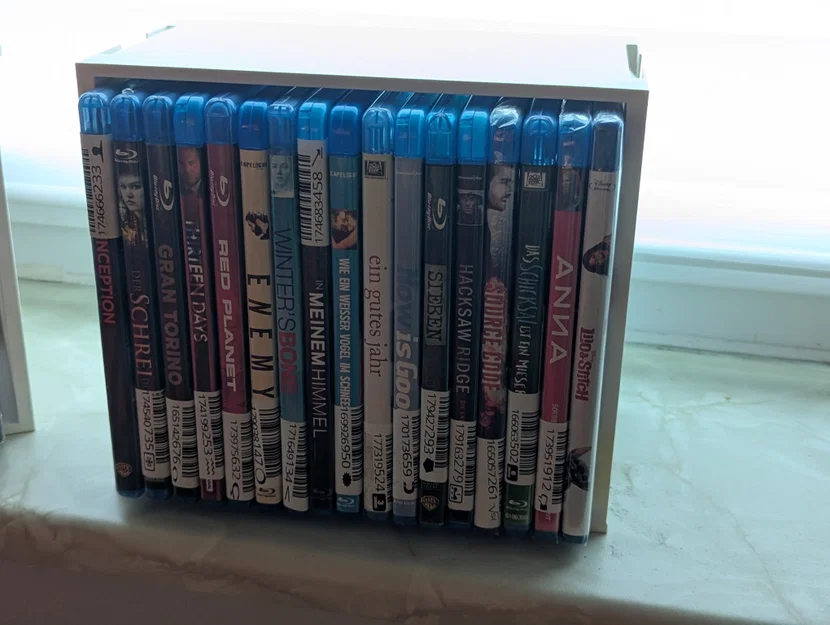 Kệ đựng đĩa Blu-Ray/DVD có thể xếp chồng - Image 3