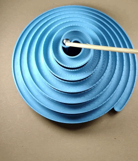 Mô hình đường chạy bi xoắn ốc (Spiral marble run) - Image 2