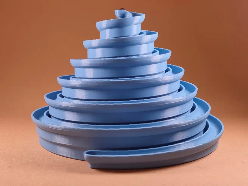 Mô hình đường chạy bi xoắn ốc (Spiral marble run) - Image 4