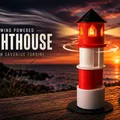 Hải đăng chạy bằng sức gió với tua-bin Savonius – Hiệu ứng đèn trà LED xoay - Thumbnail 1