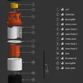 Hải đăng chạy bằng sức gió với tua-bin Savonius – Hiệu ứng đèn trà LED xoay - Thumbnail 3