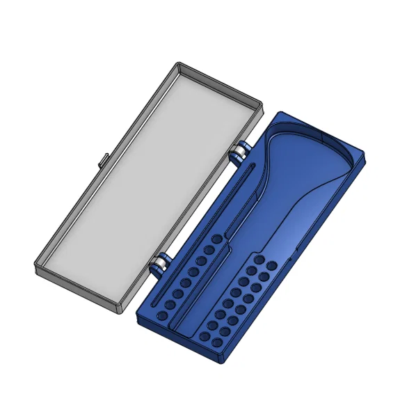 Hộp đựng dụng cụ mở nắp đồng hồ với nắp in liền khối (Print-in-Place) - Image 4
