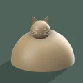 Mô hình chú mèo mập siêu đáng yêu (Fat Cat 2) để trang trí bàn làm việc - Thumbnail 1