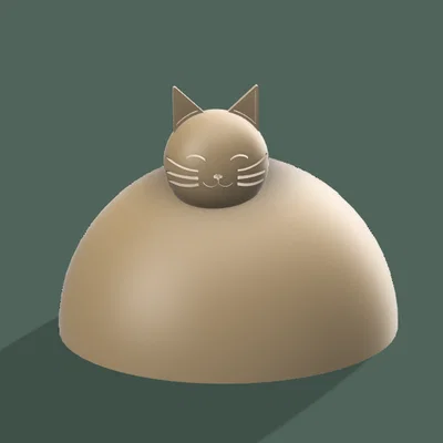 Mô hình chú mèo mập siêu đáng yêu (Fat Cat 2) để trang trí bàn làm việc