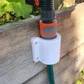 Giá treo cố định đầu nối vòi nước sân vườn (tương thích Gardena) - Thumbnail 1