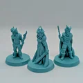 Mô hình nữ chiến binh Tiefling cho in FDM (không cần support) - Thumbnail 3