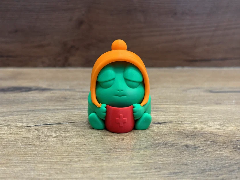 Chú Ếch Đa Sắc Đáng Yêu – Một phần của bộ sưu tập Frog Friends - Image 1
