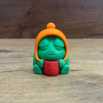 Chú Ếch Đa Sắc Đáng Yêu – Một phần của bộ sưu tập Frog Friends