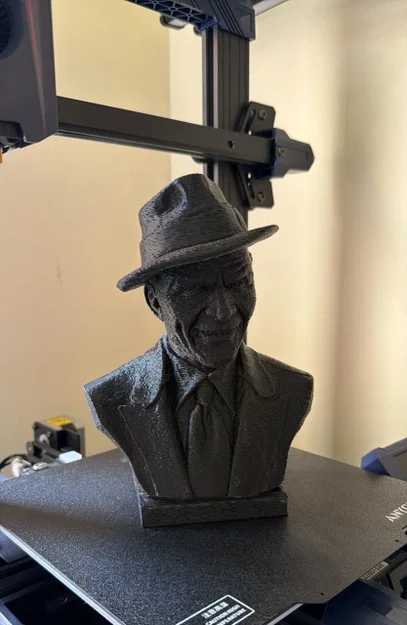 Tượng Frank Sinatra 3D - Mô hình trang trí cổ điển đầy nghệ thuật - Image 1