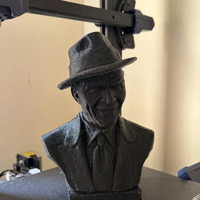 Tượng Frank Sinatra 3D - Mô hình trang trí cổ điển đầy nghệ thuật