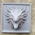 Tranh Treo Tường Gothic Dragon Head - Thumbnail 2