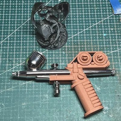 Tay cầm Airbrush phong cách Scifi