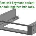 Giá gắn Lenovo ThinkCentre Tiny 19 inch cho tủ Rack có cổng Keystone - Thumbnail 1