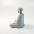 Tượng Chú Tiểu Thiền Định Trừu Tượng - Mô Hình In 3D Độc Đáo - Thumbnail 4