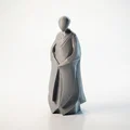 Mô hình tượng thiền sư trừu tượng - File in 3D phong cách giả tưởng - Thumbnail 1
