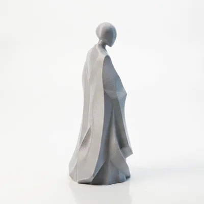 Mô hình tượng thiền sư trừu tượng - File in 3D phong cách giả tưởng
