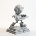 Mô hình 3D Alien DJ - Fantasy Sci-Fi độc đáo - Thumbnail 2