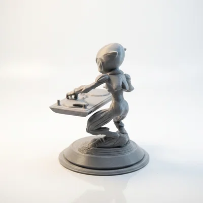 Mô hình 3D Alien DJ - Tượng Khoa học Viễn tưởng cực chất