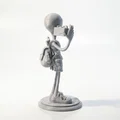 Mô hình 3D Alien Tourist - Tượng Khách Du Lịch Ngoài Hành Tinh - Thumbnail 3