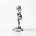 Mô hình 3D Alien Tourist - Tượng Khách Du Lịch Ngoài Hành Tinh - Thumbnail 4