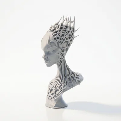 Tượng Alien Fantasy Bust Độc Đáo - File In 3D