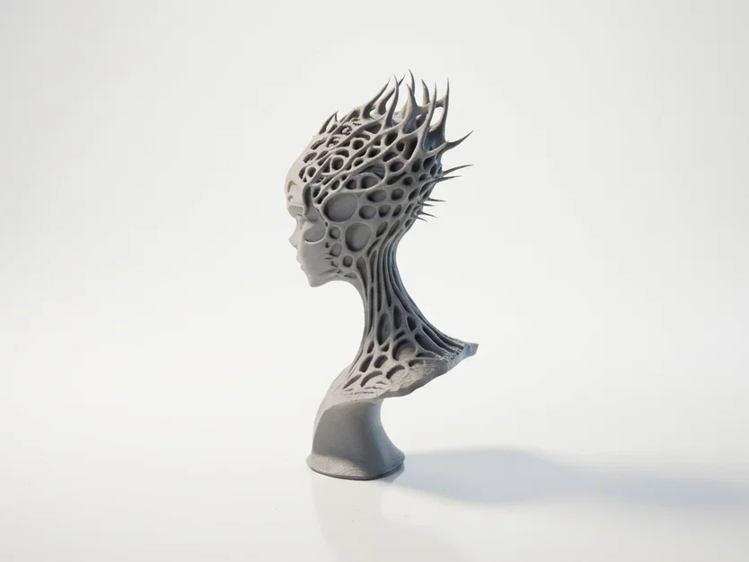 Tượng Alien Fantasy Bust Độc Đáo - File In 3D - Image 2