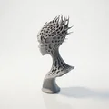 Tượng Alien Fantasy Bust Độc Đáo - File In 3D - Thumbnail 2