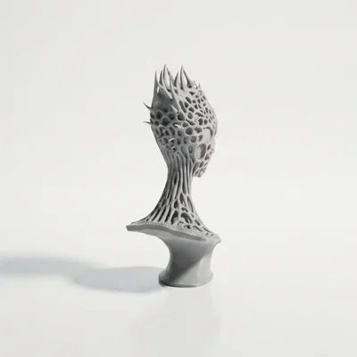 Tượng Alien Fantasy Bust Độc Đáo - File In 3D