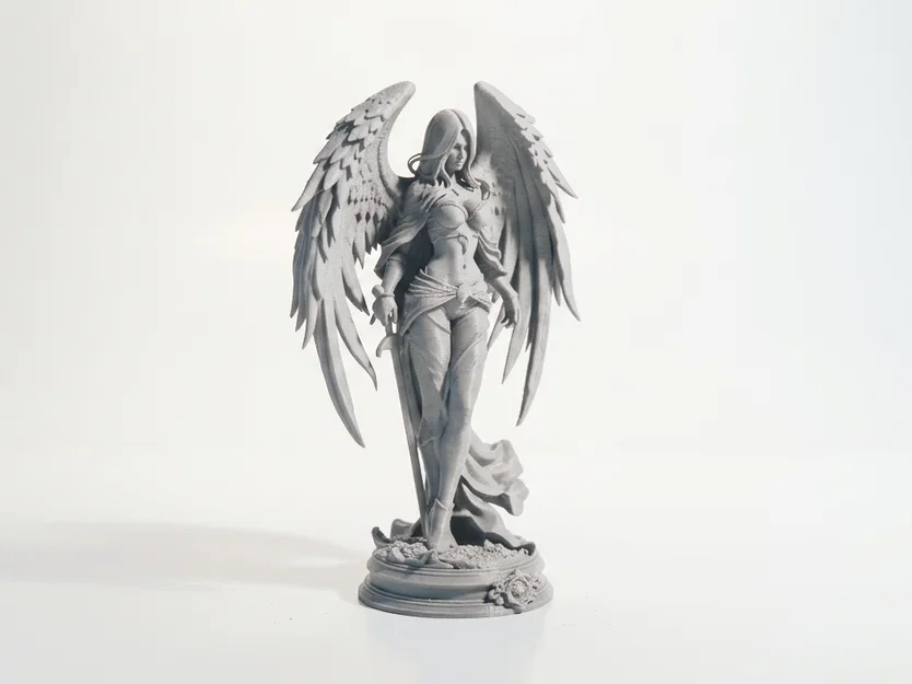 Mô hình 3D Thiên Thần Nghệ Thuật - Angel Figurine Fantasy Mythology - Image 2