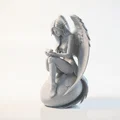 Mô hình 3D thiên thần ngồi trên trứng - Fantasy Figurine - Thumbnail 1