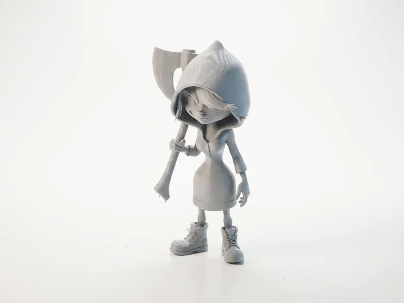 Mô hình 3D Nữ Chiến Binh Rìu Chiến Phẫn Nộ - Fantasy Figurine - Image 1