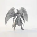 Mô hình Thiên Thần Chiến Binh 3D - Angel Warrior Winged Figurine - Thumbnail 2