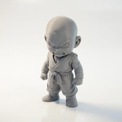 Mô hình tượng Thầy tu giận dữ (Angry Monk) - Phiên bản in 3D Fantasy