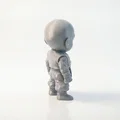 Mô hình tượng Thầy tu giận dữ (Angry Monk) - Phiên bản in 3D Fantasy - Thumbnail 3