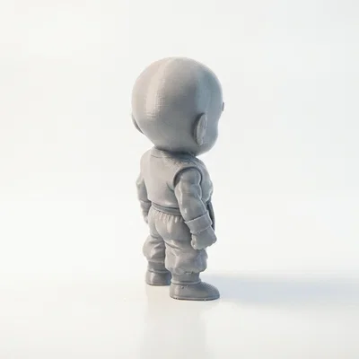Mô hình tượng Thầy tu giận dữ (Angry Monk) - Phiên bản in 3D Fantasy